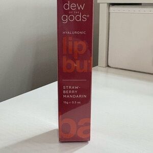 Dew of the Gods Hyaluronic Lip Butter, Strawberry Mandarin, 15g, New in Box